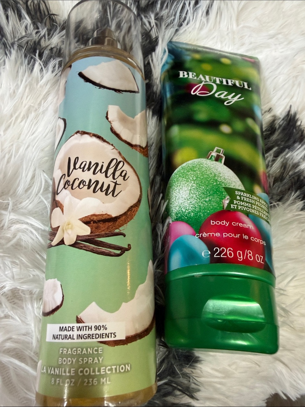 # 60.Vanilla Coconut Fragrance Body Spray - Vanilla Collection and body cream